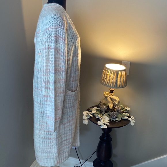 torrid midi pastel knit cardigan sweater - size Plus 0,  L, 12 - Picture 2 of 4